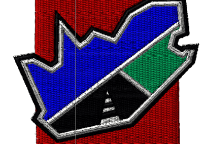 ATA East London Business logo embroidery